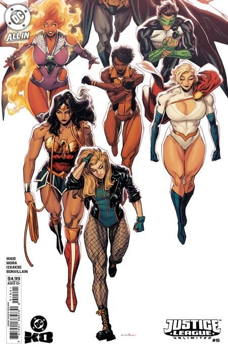 JUSTICE LEAGUE UNLIMITED #15 CVR D KRIS ANKA CARD STOCK VAR (DC K.O.)