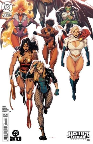 JUSTICE LEAGUE UNLIMITED #15 CVR D KRIS ANKA CARD STOCK VAR (DC K.O.)