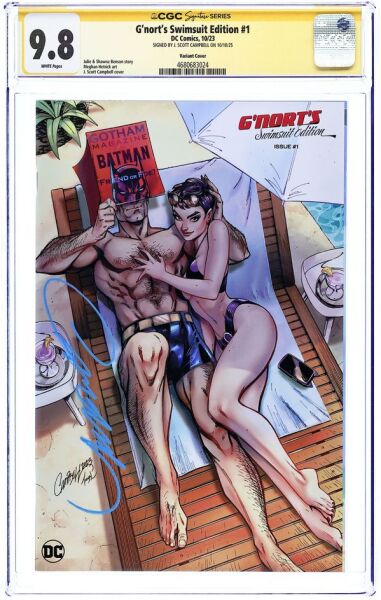 G'NORT'S SWIMSUIT EDITION (2023) #1B CGC 9.8 SIGNATURE SERIES – J. SCOTT CAMPBELL SIGNED