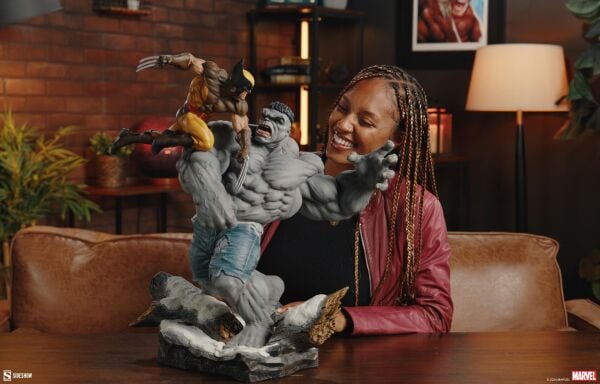 Grey Hulk vs Wolverine Maquette Marvel Comics / Sideshow Diorama Series PRE-ORDER
