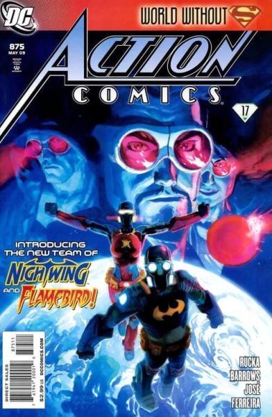 ACTION COMICS #875 (2009) ANDREW ROBINSON COVER
