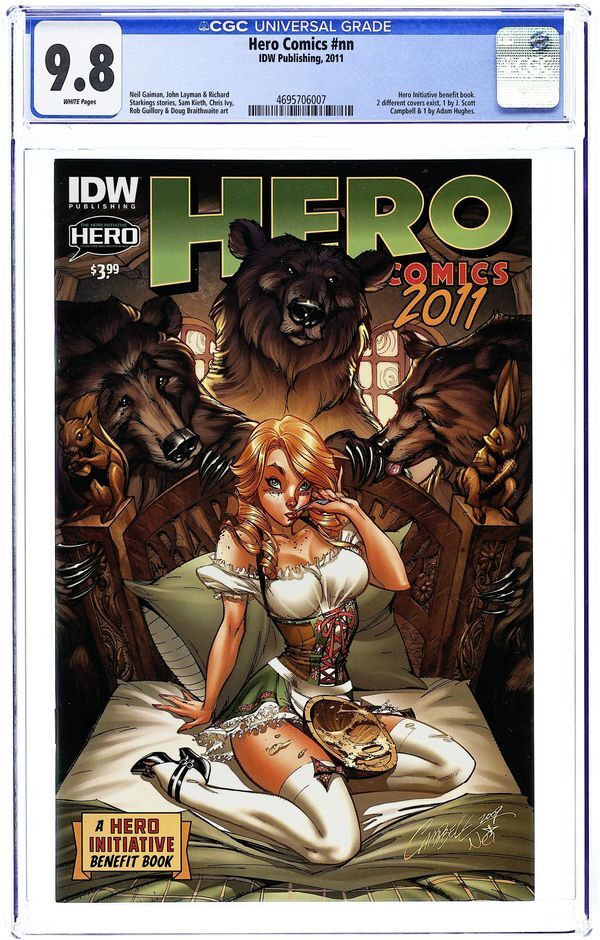 HERO COMICS (2011) #2011B CGC 9.8 – J. SCOTT CAMPBELL VARIANT
