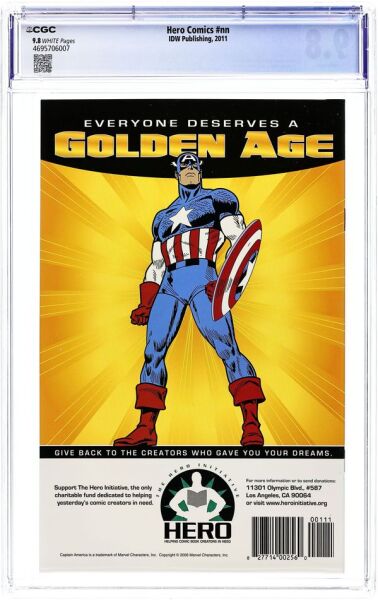 HERO COMICS (2011) #2011B CGC 9.8 – J. SCOTT CAMPBELL VARIANT