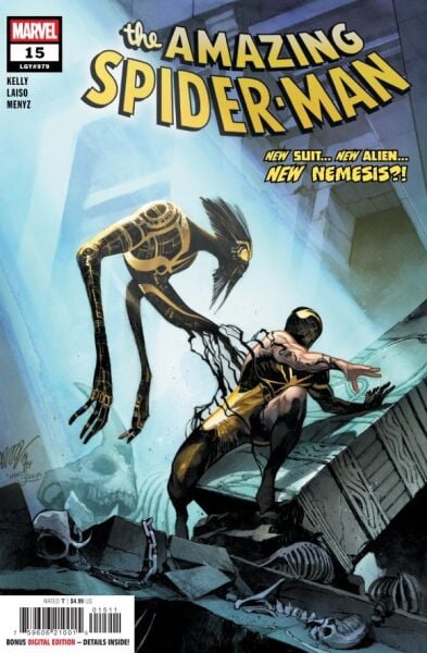 AMAZING SPIDER-MAN #15 PEPE LARRAZ COVER