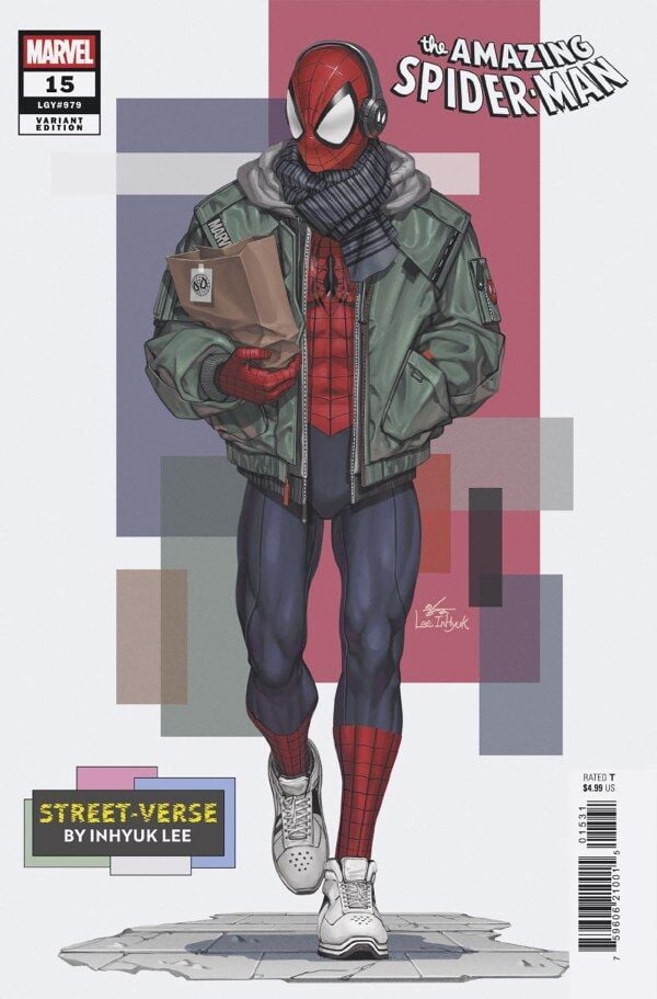 AMAZING SPIDER-MAN #15 INHYUK LEE STREET VERSE VARIANT