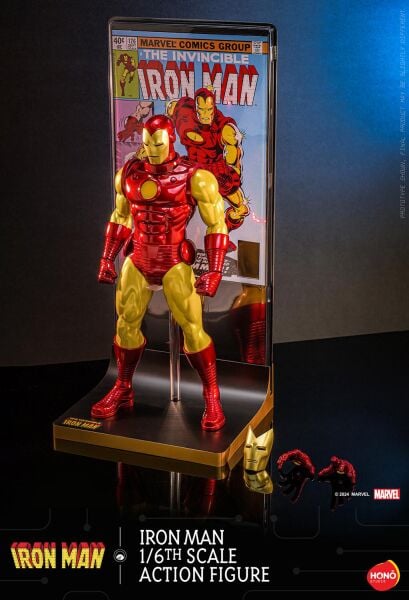 Iron Man 1/6 Scale Action Figure Marvel Comics / Honō Studio Cover Series PRE ORDER