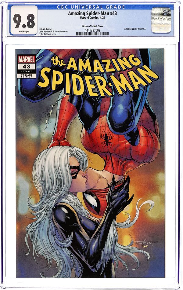 AMAZING SPIDER-MAN (2022) #43 ILLUMINATI.A CGC 9.8 – ILLUMINATI COMICS TYLER KIRKHAM EXCLUSIVE VARIANT