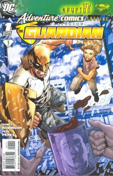 ADVENTURE COMICS SPECIAL FEATURING THE GUARDIAN #1 (2008) AARON LOPRESTI COVER