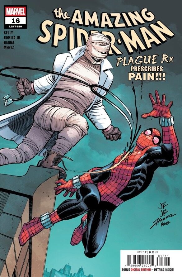 AMAZING SPIDER-MAN #16 JOHN ROMITA JR. COVER