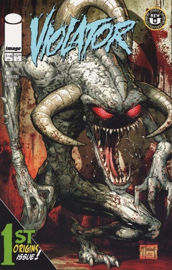 Spawn Universe Violator: Origin #1 Cover C Todd McFarlane Variant