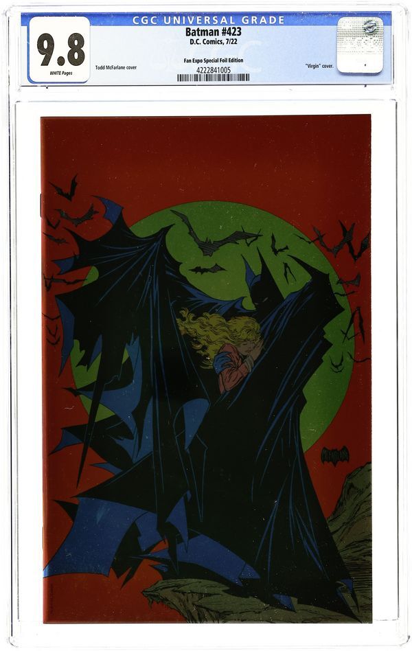 BATMAN (1940) #423 FANEXPO.A FOIL CGC 9.8 – FAN EXPO FOIL SPECIAL EDITION