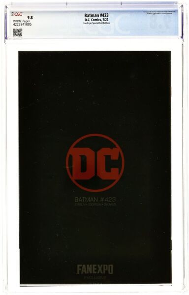BATMAN (1940) #423 FANEXPO.A FOIL CGC 9.8 – FAN EXPO FOIL SPECIAL EDITION
