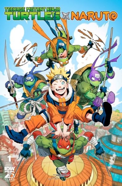 Teenage Mutant Ninja Turtles x Naruto #1 CVR A