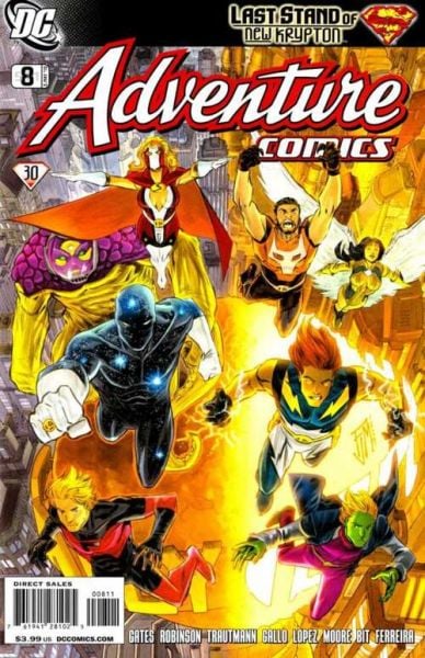 ADVENTURE COMICS #8 (2010) JERRY ORDWAY COVER