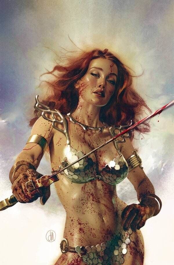 Red Sonja #3 Cover P 1:30 Middleton Bloody Virgin