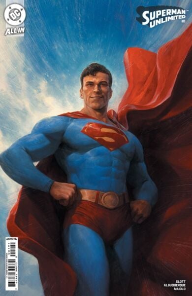 SUPERMAN UNLIMITED #1 DAVE RAPOZA 1:25 RATIO VARIANT