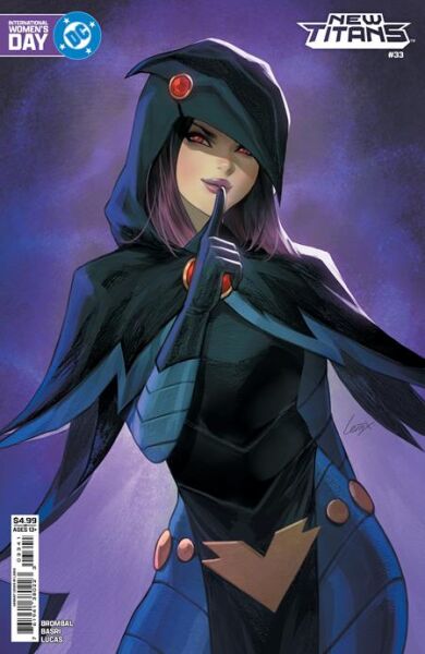 NEW TITANS #33 CVR D LESLEY LEIRIX LI INTERNATIONAL WOMEN’S DAY CARD STOCK VAR