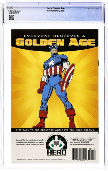 HERO COMICS (2009) #2009A CGC 9.6 – J. SCOTT CAMPBELL COVER