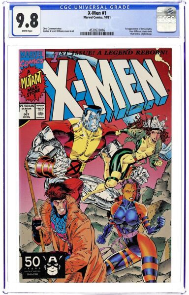 X-MEN (1991) #1B.D CGC 9.8 – JIM LEE CONNECTING COVER B