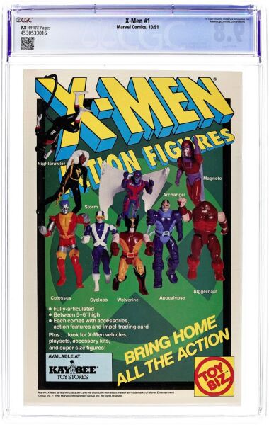 X-MEN (1991) #1B.D CGC 9.8 – JIM LEE CONNECTING COVER B