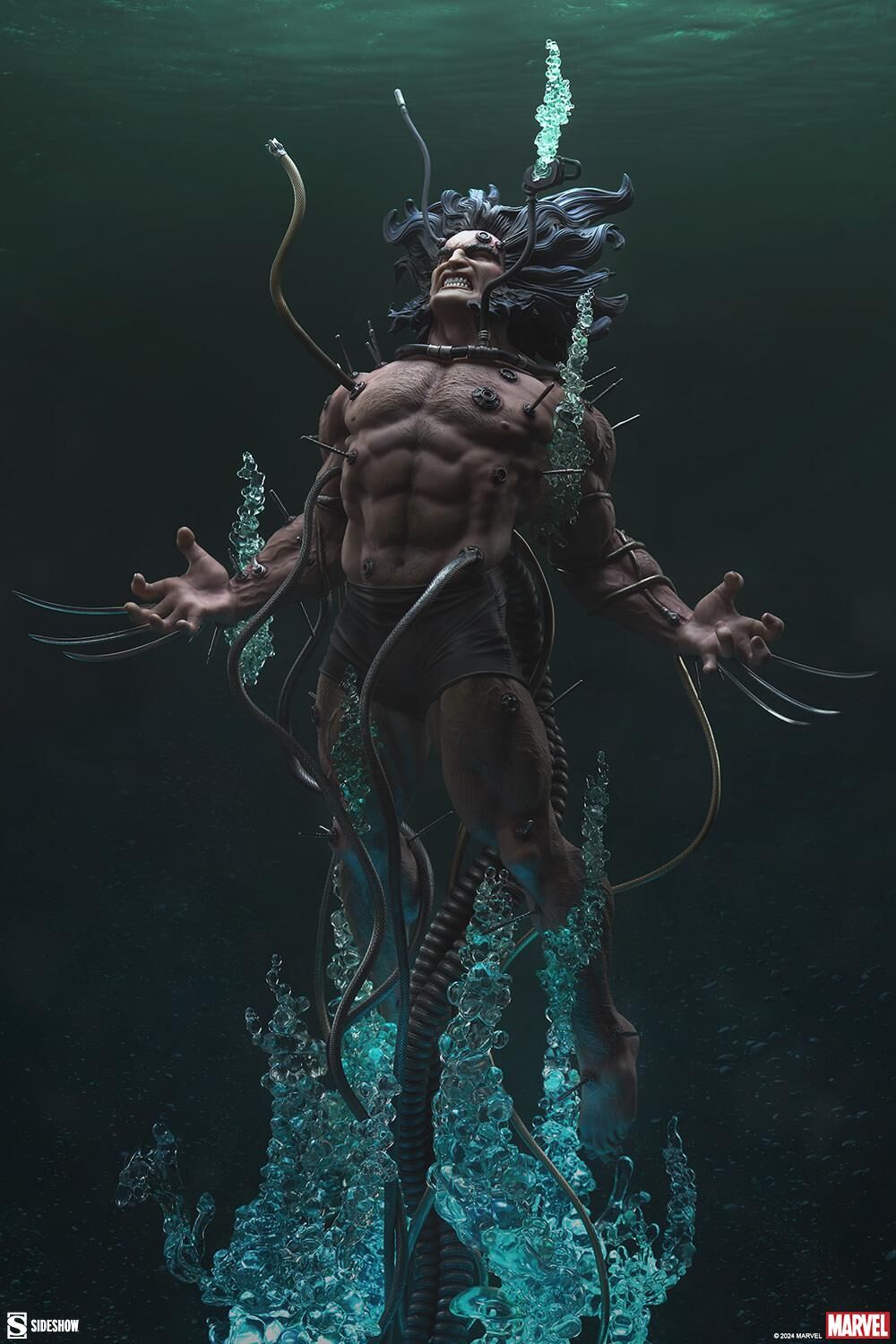 Wolverine 'Weapon X' Premium Format Figure Marvel Comics / Adamantium Skeleton