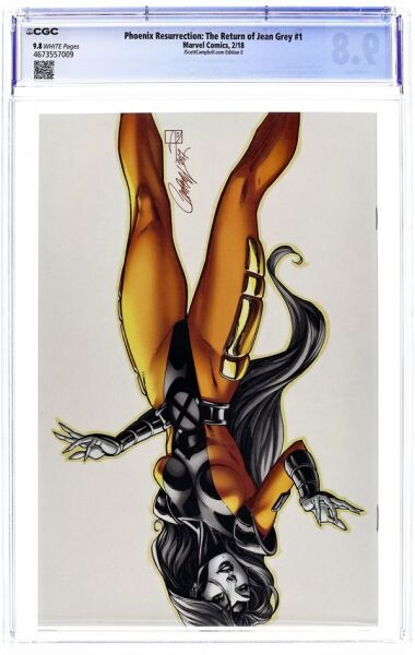 PHOENIX RESURRECTION: THE RETURN OF JEAN GREY (2018) #1 JSC.E CGC 9.8 – J. SCOTT CAMPBELL 90'S X-MEN JEAN GREY VARIANT