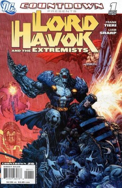 LORD HAVOK AND THE EXTREMISTS #1 (2007) LIAM SHARP COVER