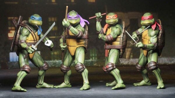 TMNT 1990 Movie 1/4 Figure Set Teenage Mutant Ninja Turtles