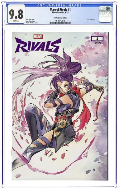 MARVEL RIVALS (2025) #1 TRINITY.A CGC 9.8 – TRINITY COMICS EXCLUSIVE PEACH MOMOKO VARIANT