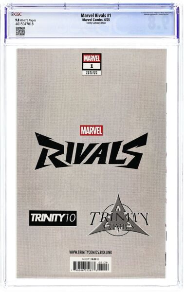 MARVEL RIVALS (2025) #1 TRINITY.A CGC 9.8 – TRINITY COMICS EXCLUSIVE PEACH MOMOKO VARIANT