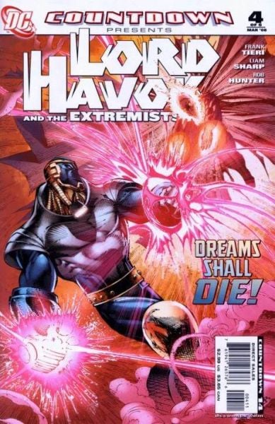 LORD HAVOK AND THE EXTREMISTS #4 (2007) LIAM SHARP COVER