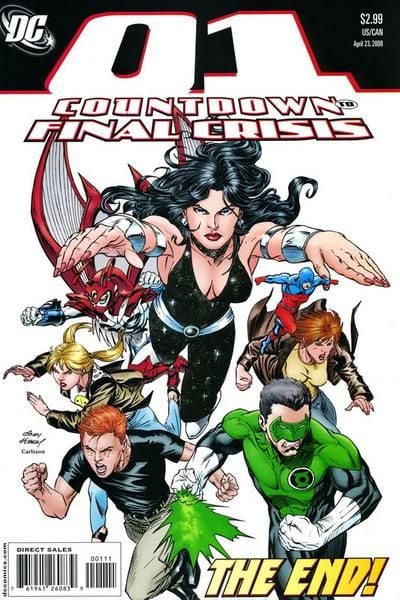 COUNTDOWN TO FINAL CRISIS #1 (2008) ANDY KUBERT COVER
