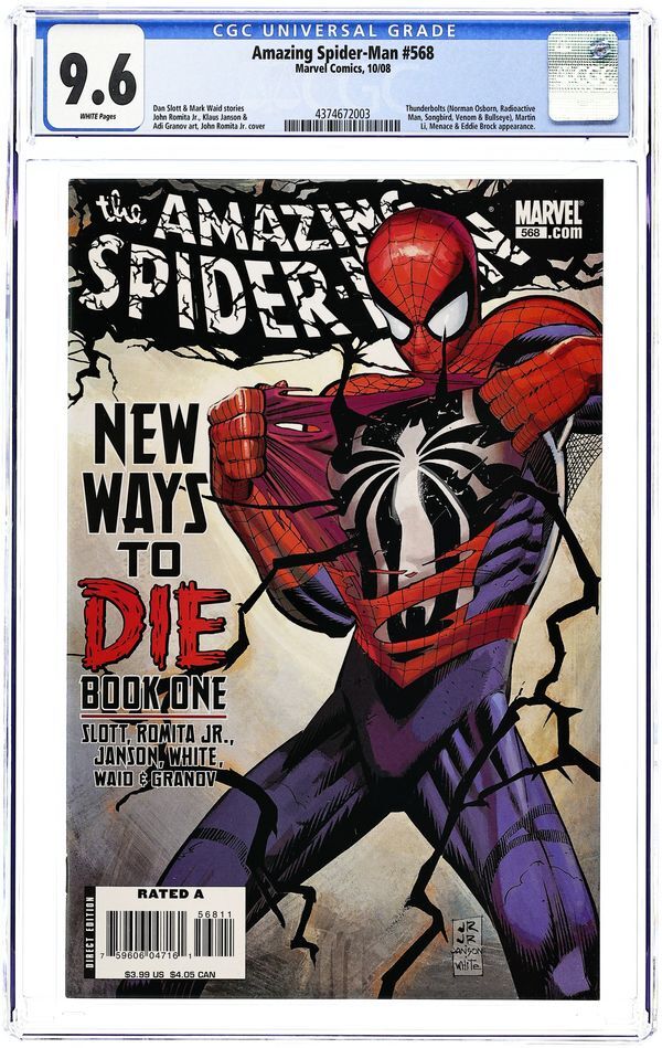 AMAZING SPIDER-MAN (1998) #568A CGC 9.6 – JOHN ROMITA JR. FIRST PRINTING