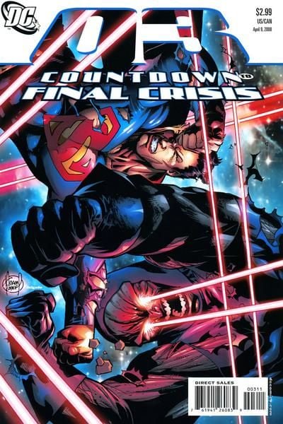 COUNTDOWN TO FINAL CRISIS #3 (2008) ADAM KUBERT COVER