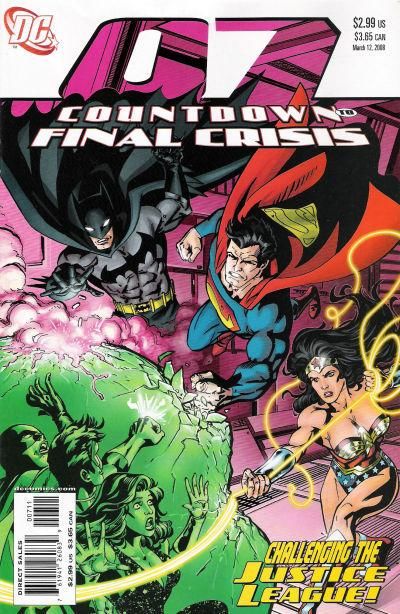 COUNTDOWN TO FINAL CRISIS #7 (2008) SCOTT KOLINS COVER
