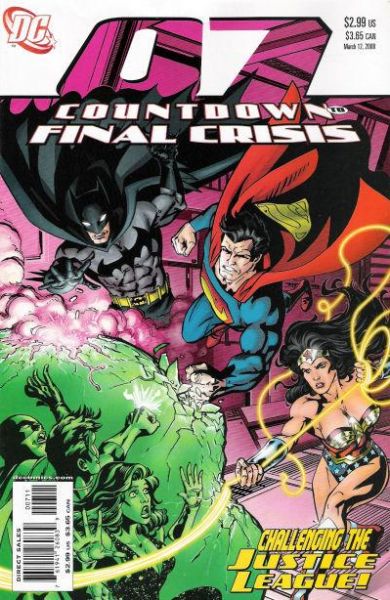 COUNTDOWN TO FINAL CRISIS #7 (2008) SCOTT KOLINS COVER