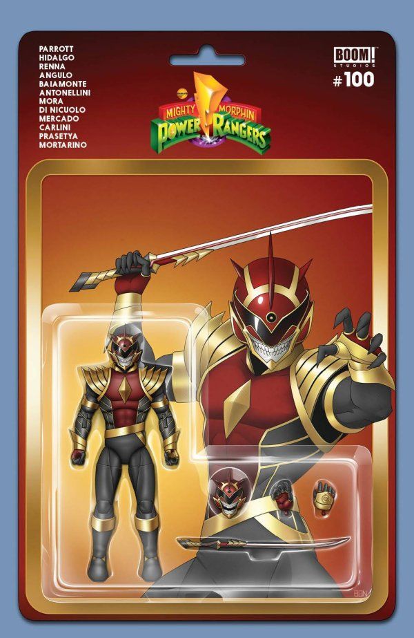 Mighty Morphin Power Rangers #100 Cover F 1:10 Bon Bernardo Variant