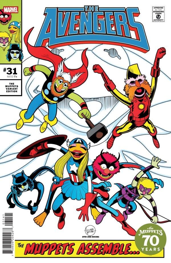 AVENGERS #31 LUCIANO VECHHIO MUPPETS VARIANT