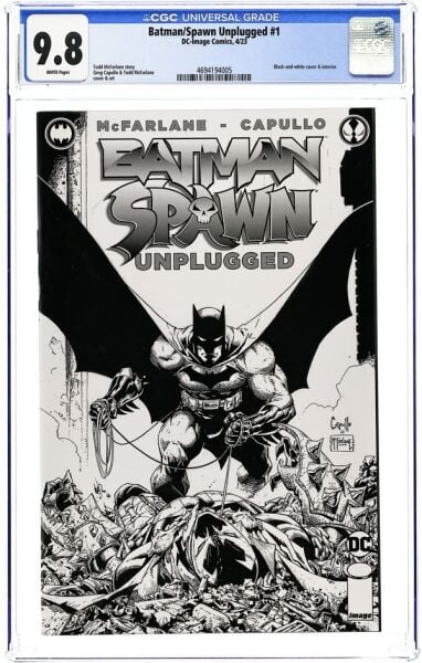 BATMAN/SPAWN: UNPLUGGED (2023) #1 CGC 9.8 – INKS-ONLY EDITION