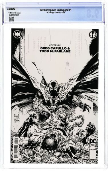 BATMAN/SPAWN: UNPLUGGED (2023) #1 CGC 9.8 – INKS-ONLY EDITION