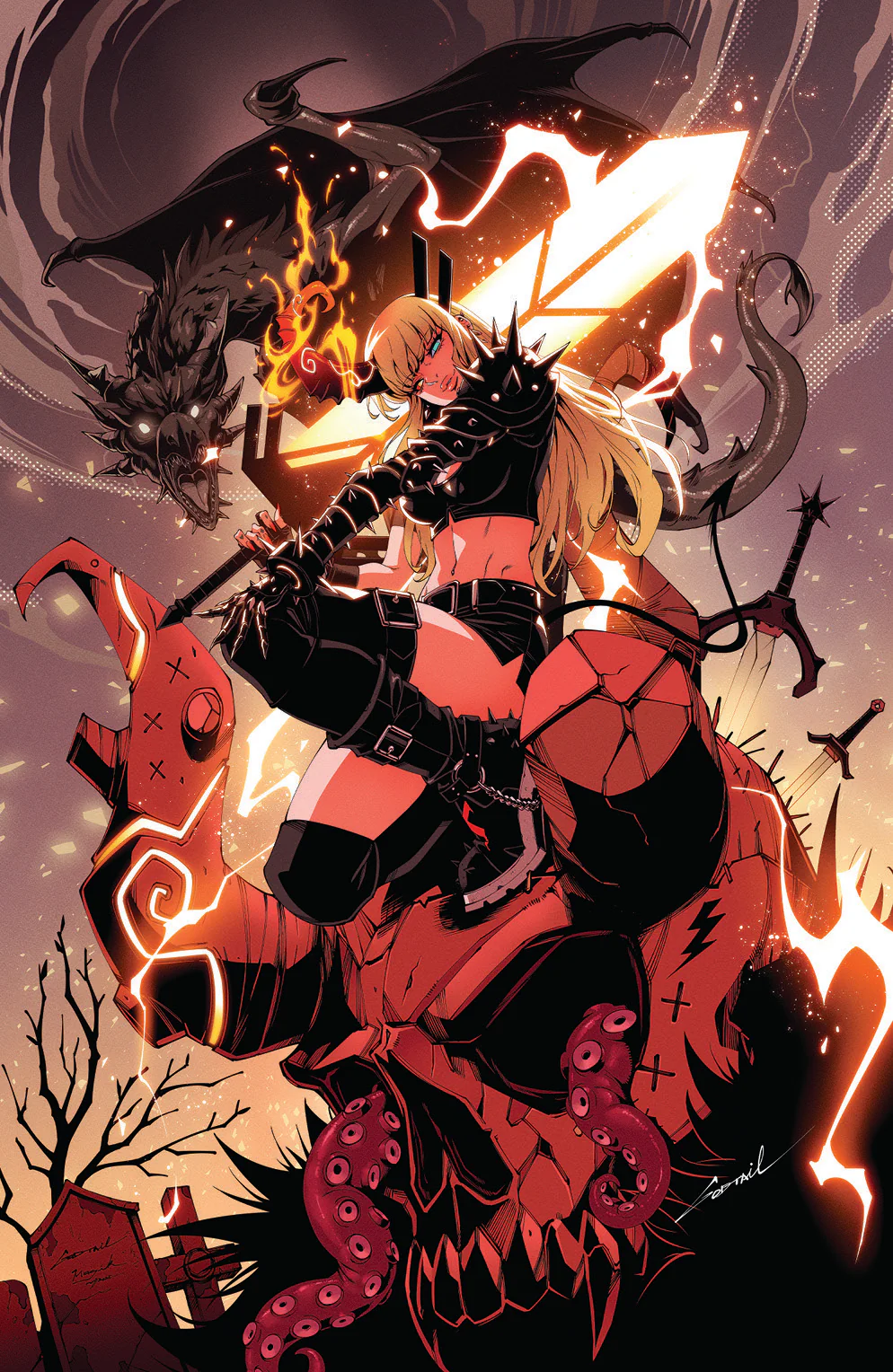 MAGIK & COLOSSUS #1 GODTAIL VIRGIN EXCLUSIVE VARIANT