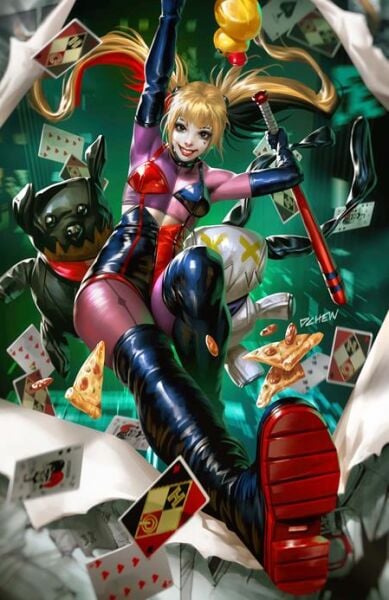 HARLEY QUINN #62 CVR D DERRICK CHEW CARD STOCK VAR - PRE-ORDER