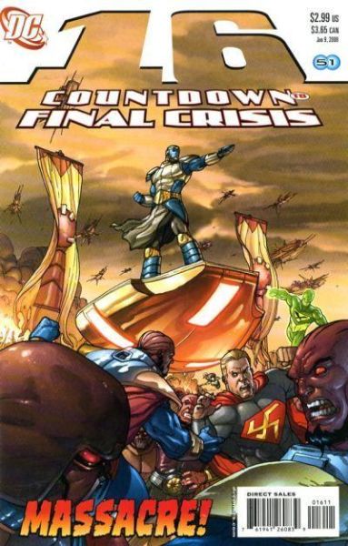 COUNTDOWN TO FINAL CRISIS #16 (2008) PETE WOODS COVER
