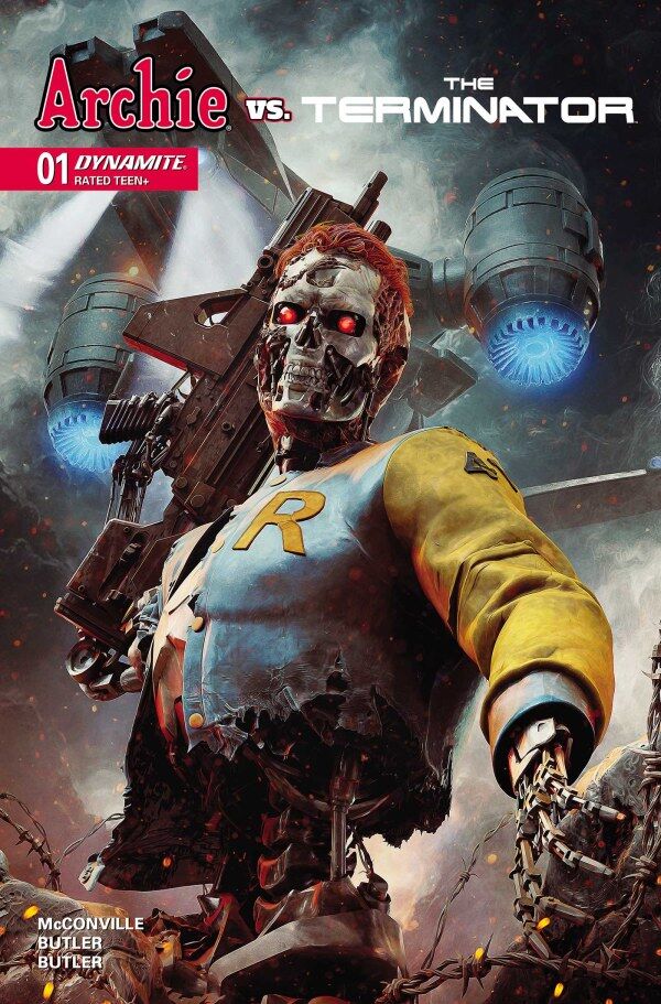 ARCHIE VS TERMINATOR #1 COVER B BJORN BARENDS VARIANT
