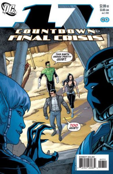 COUNTDOWN TO FINAL CRISIS #17 (2008) PETE WOODS COVER