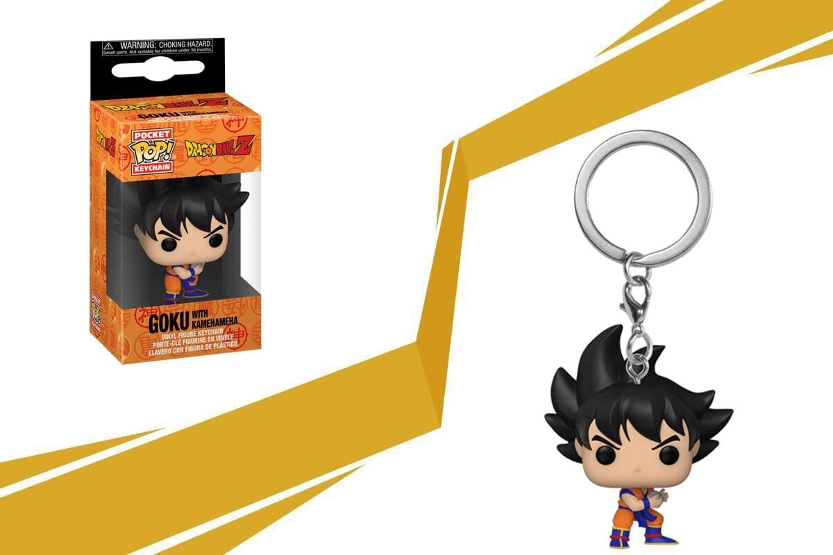 DRAGON BALL Z GOKU WITH KEMAHAMEGA POP KEYRING