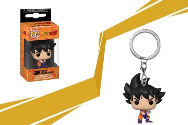 DRAGON BALL Z GOKU WITH KEMAHAMEGA POP KEYRING