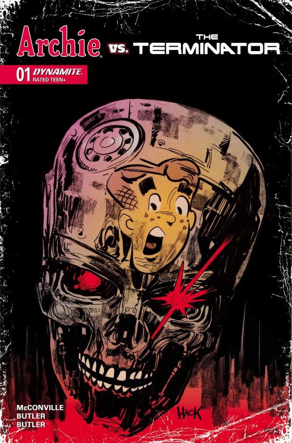 ARCHIE VS TERMINATOR #1 COVER C ROBERT HACK VARIANT