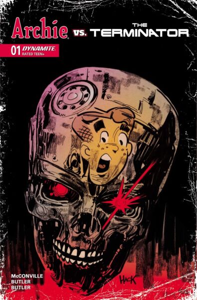 ARCHIE VS TERMINATOR #1 COVER C ROBERT HACK VARIANT