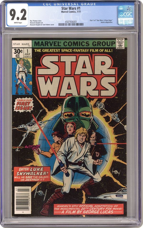 STAR WARS (1977 MARVEL) #1 CGC 9.2 – FIRST PRINTING